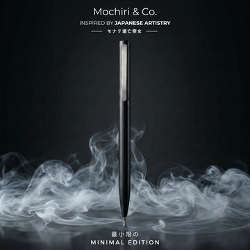 Mochiri & Co. Japan inspired "Minimal" 最小限の Edition Roller Ball Pen I Designed by Designers for Everyday Writing I inspired from Japanese Design