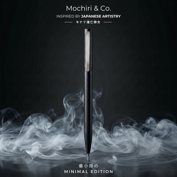 Mochiri & Co. Japan inspired "Minimal" 最小限の Edition Roller Ball Pen I Designed by Designers for Everyday Writing I inspired from Japanese Design