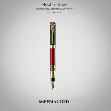 Mochiri & Co. Japan inspired Imperial Red Limited Series Fountain Pen I Made for Authority