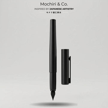 Mochiri & Co. Japan inspired Kokuon Edition (モチリ 黒音) Edition Fountain Pen I Sleek Balanced Weight Writing Instrument