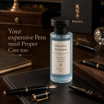 Mochiri & Co. Japan inspired Kiyome Pen Cleansing Solution  For Fountain Pen Nib, Feed & Converter Care l 45ml