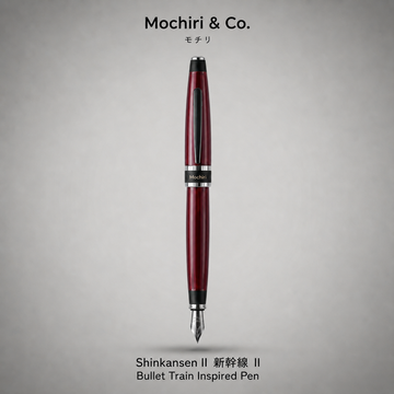 Mochiri & Co.  – Shinkansen II Edition Fountain Pen 新幹線に着想を得た設計 (Inspired by the Shinkansen High speed Bullet train) I inspired from Japanese Design