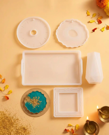 Resin moulds Pick any 5: 5 large moulds for ₹2,499